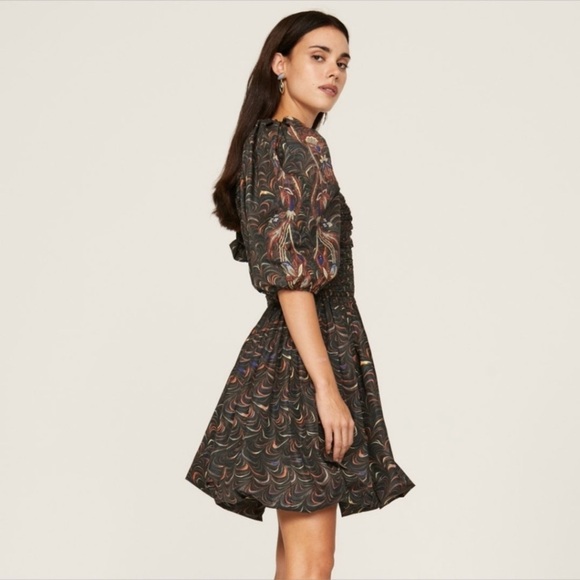 ULLA JOHNSON Gwen Mini Dress Sz 4 - Picture 6 of 7